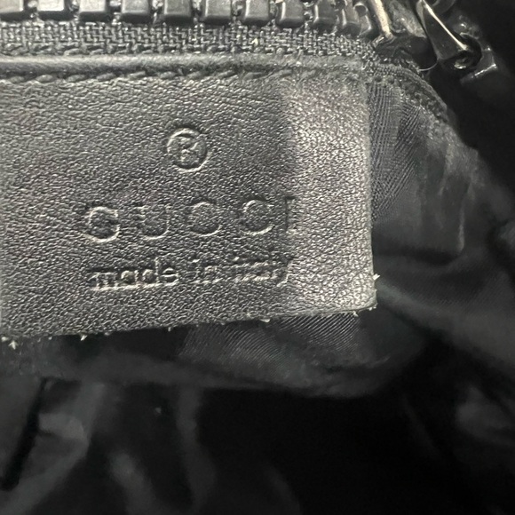 GUCCI Nylon Web Accent Interlocking GG Logo Messenger Bag - Picture 12 of 14